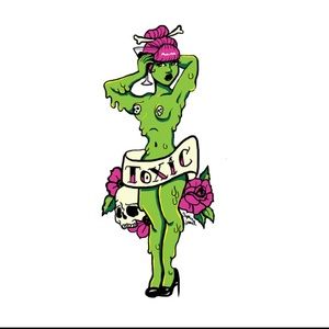 Toxic Pinup Art Print